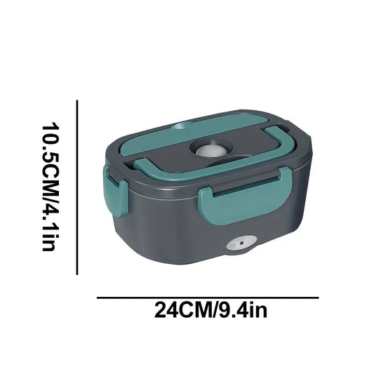 Electric Lunch Box Portable Stainless Steel Meal Tray Preservation Food Heating Dinner Box Food Heated Warmer Container Set